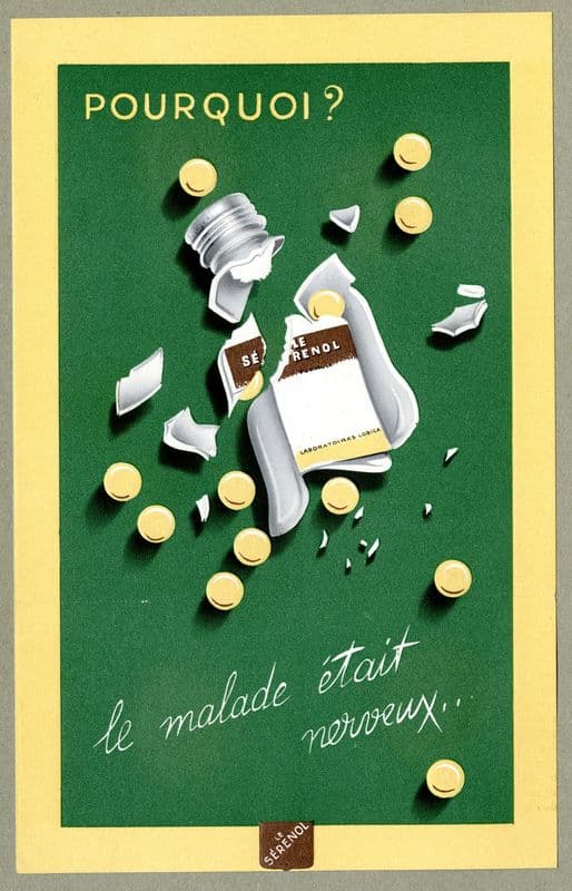 Pourquoi (1910-1950) as a canvas print