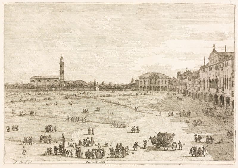 Prà della Valle, Padua (1735–1746) as a canvas print