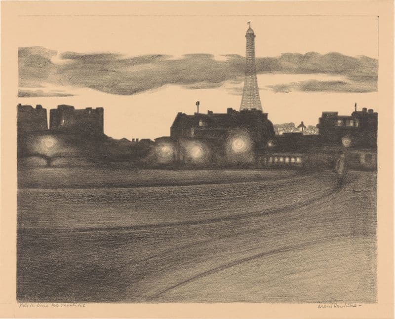 Près du Dôme des Invalides as a canvas print