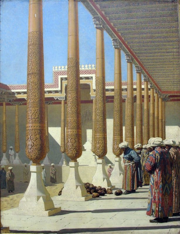 Presentation of the trophies as a canvas print