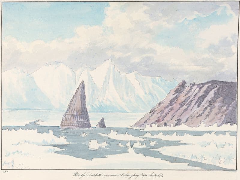 Princess Charlotte’s Monument, Coburg Bay, Cape Leopold as a canvas print