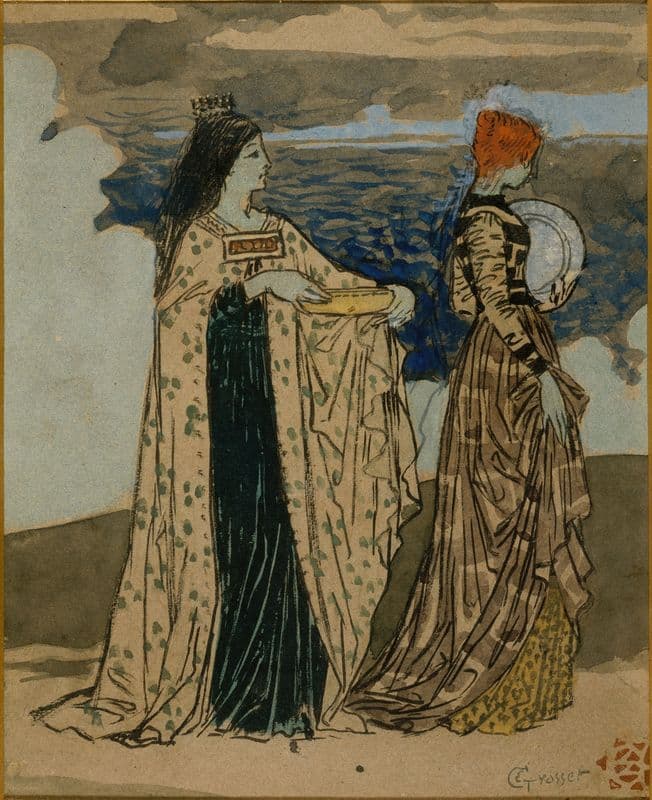 Princesse de légende as a canvas print