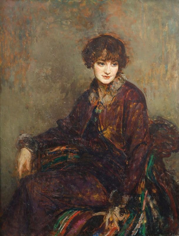 Princesse Jean De Broglie, Depuis Honorable Mrs Daisy Fellowes as a canvas print