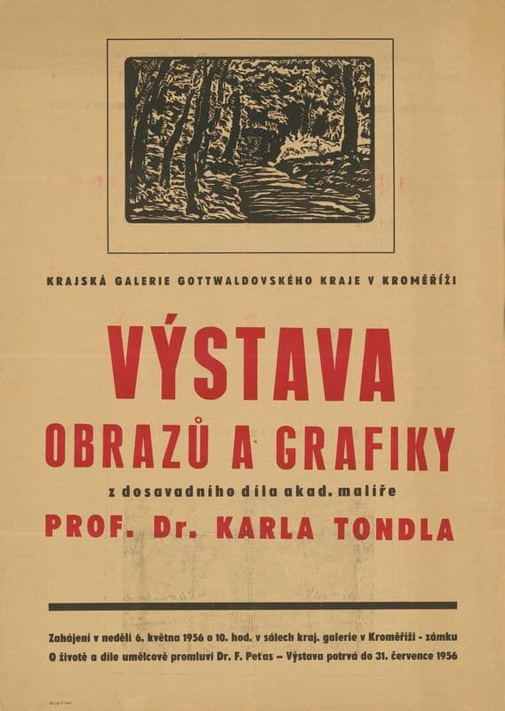 Prof.dr.Karel Tondl-obrazy a grafika as a canvas print