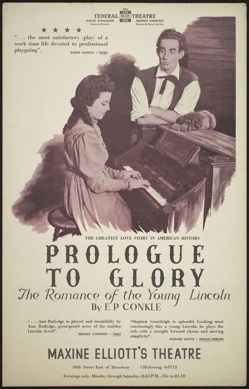 Prologue to Glory (1934-1943) as a canvas print