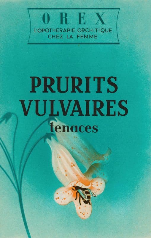 Prurits vulvaires (1910-1950) as a canvas print