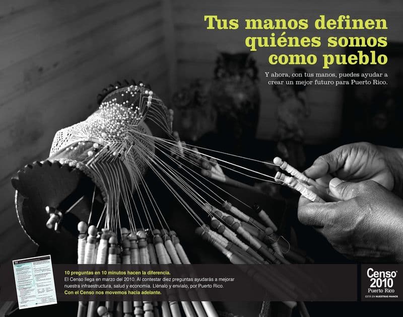 Puerto Rico Awareness Poster as a canvas print