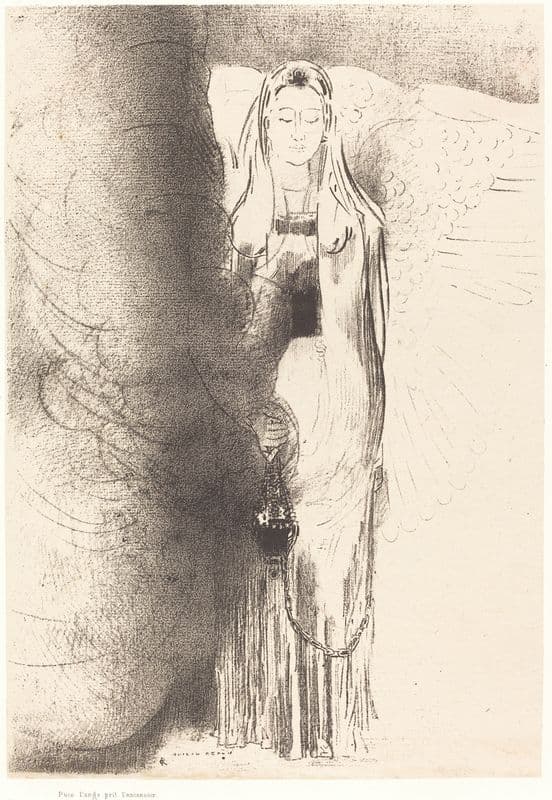 Puis l’ange prit l’encensoir (And the angel took the censer) as a canvas print