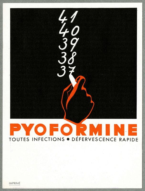 Pyoformine (1910-1950) as a canvas print