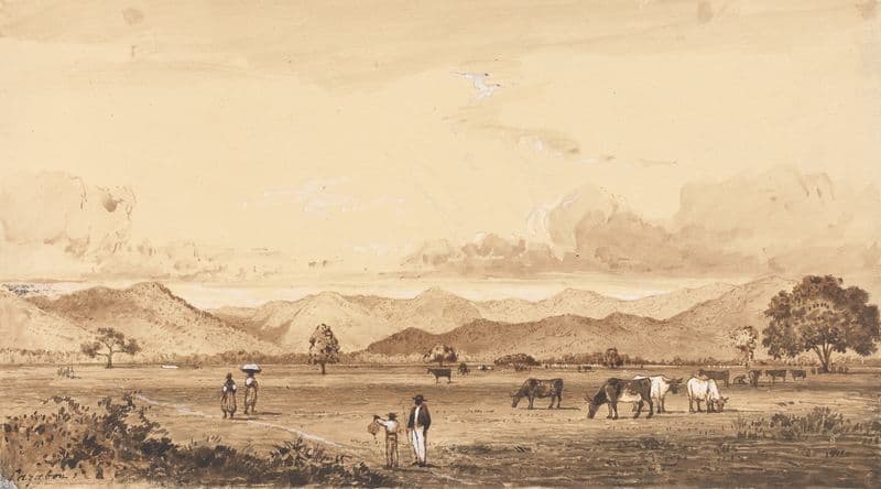 Queen’s Park and Mountains as a canvas print