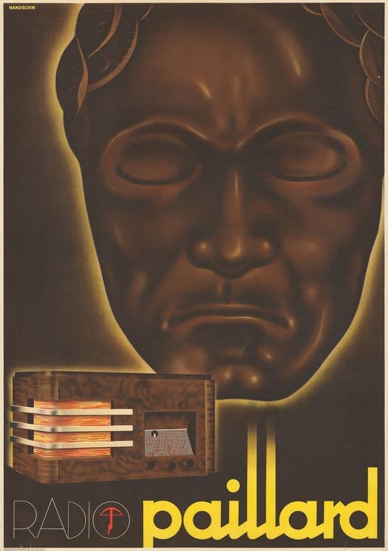 Radio Paillard (circa 1935) as a canvas print