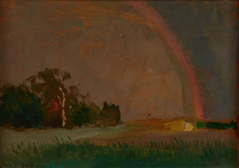 Rainbow as a canvas print