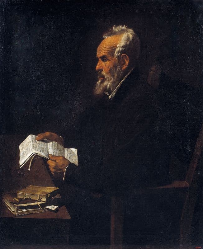 Ramon Llull (circa 1620) as a canvas print