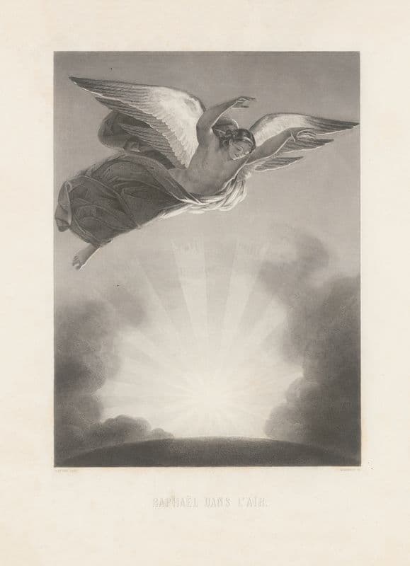 Raphael dans l’air as a canvas print