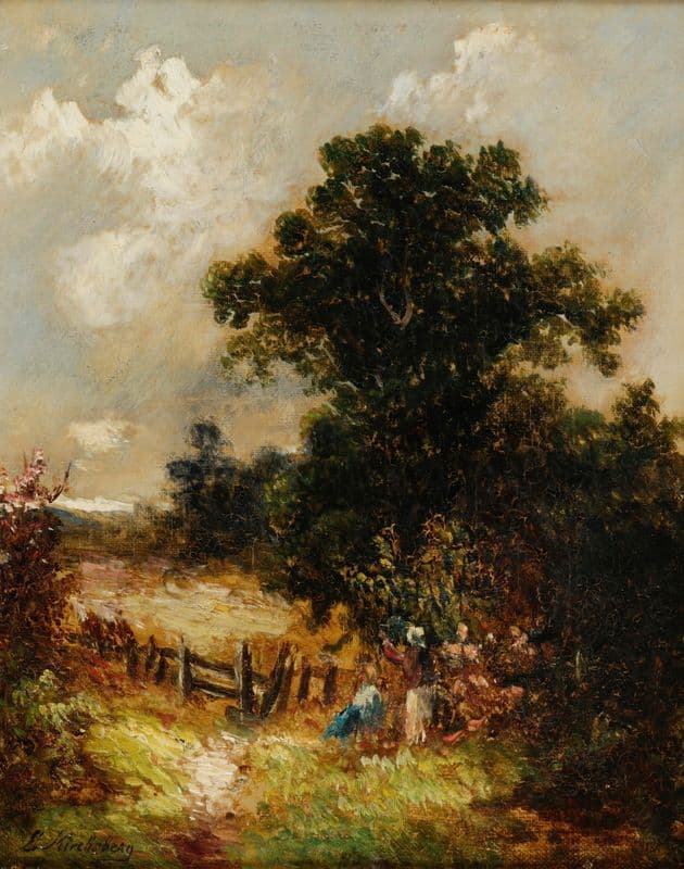 Rast am Wegesrand as a canvas print