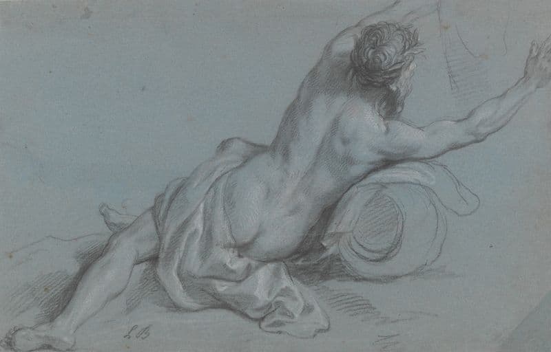 Reclining River God (1694–1715) as a canvas print