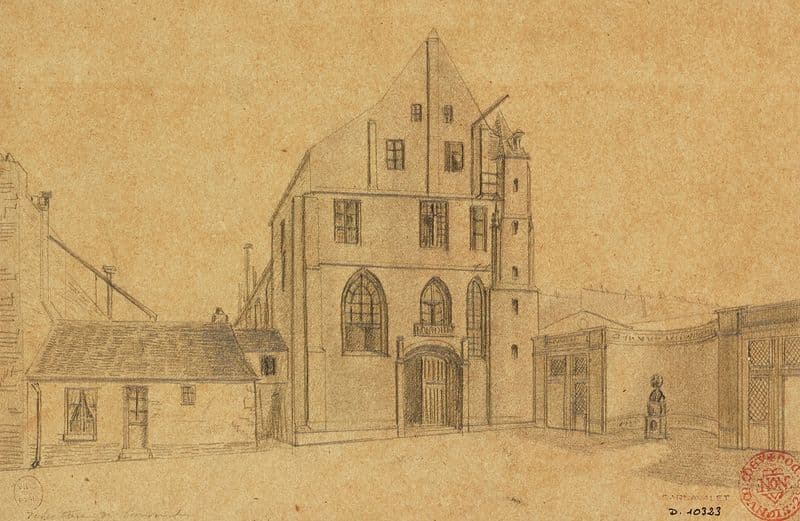 Réfectoire des Cordeliers, rue de l’Ecole de Médecine, 6ème arrondissement as a canvas print