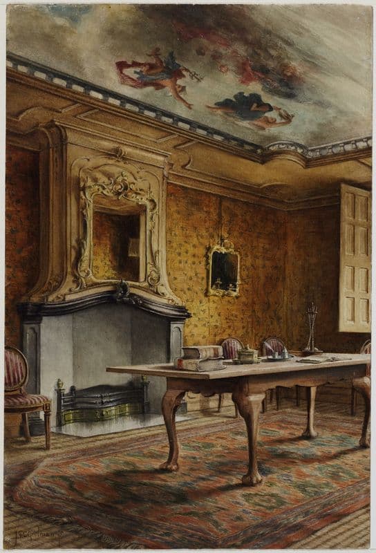 Regentenkamer St. Pietershof te Hoorn as a canvas print