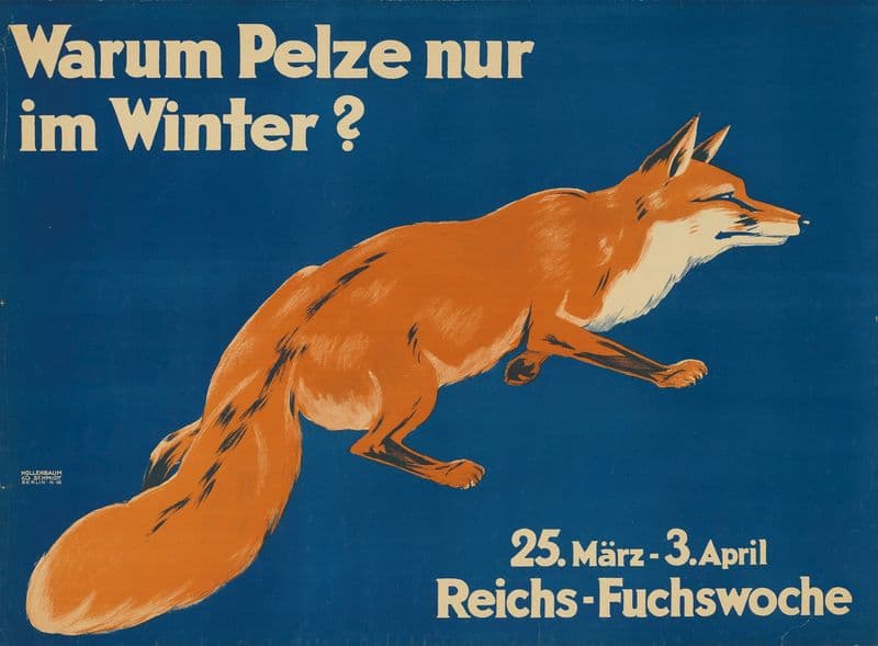 Reichs-Fuchswoche (ca. 1905 - 1914) as a canvas print