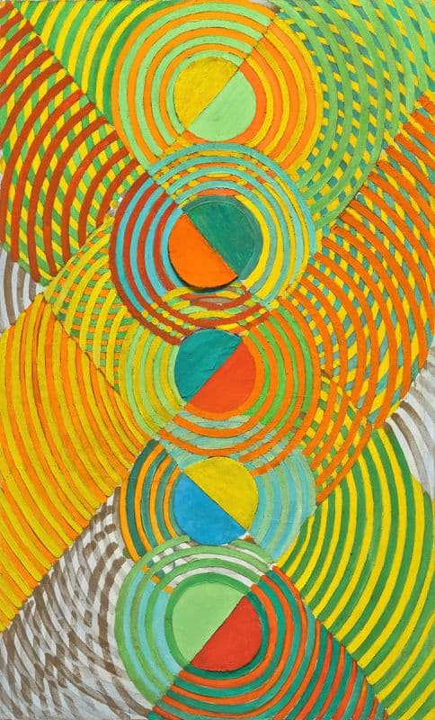 Relief orange as a canvas print