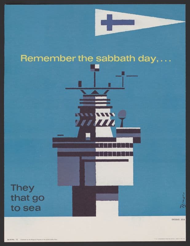 Remember the sabbath day as a canvas print