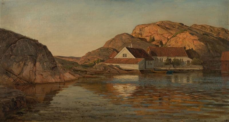 Renneholmen, Ny-Hellesund as a canvas print