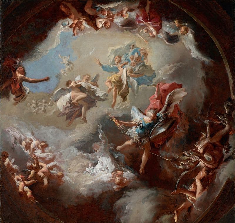 Revelation of the Messiah from the Virgin as a canvas print