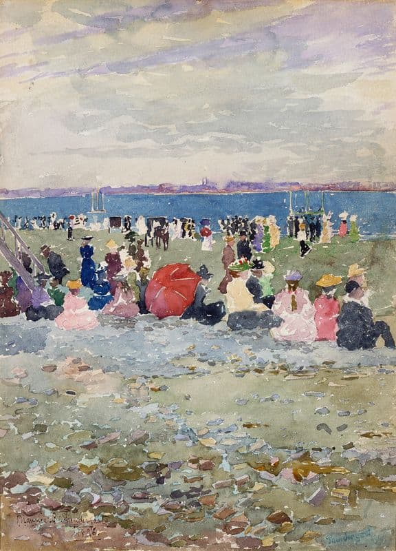 Revere Beach as a canvas print