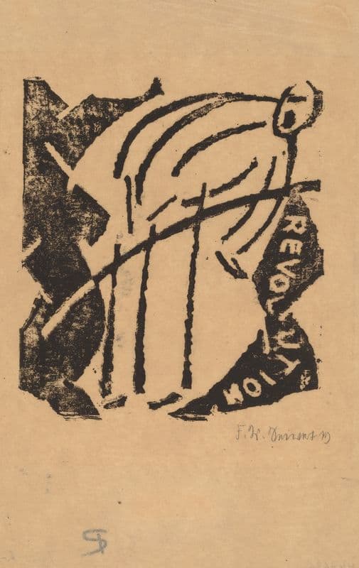 Revolution (1919-1920) as a canvas print