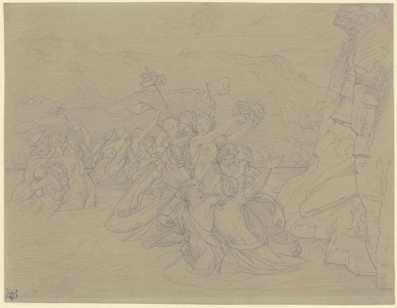 Rhine song as a canvas print