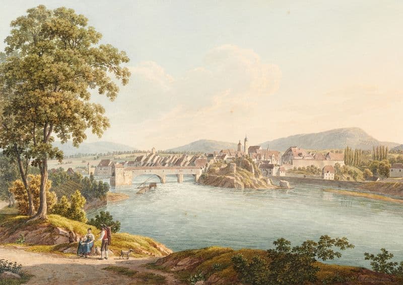 Rhinfeld as a canvas print