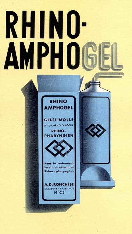 Rhino-Amphogel (1910-1950) as a canvas print