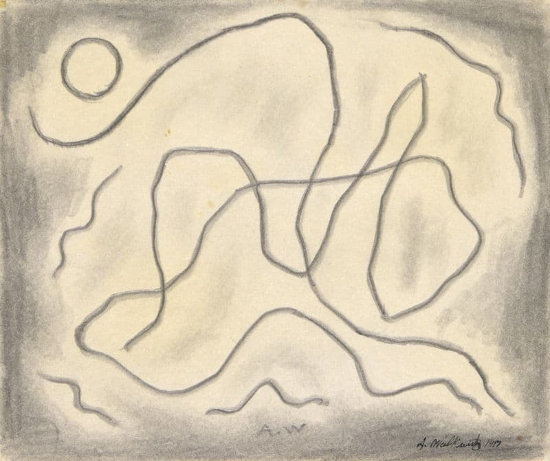 Rhythmic Lines; Dance Abstraction as a canvas print
