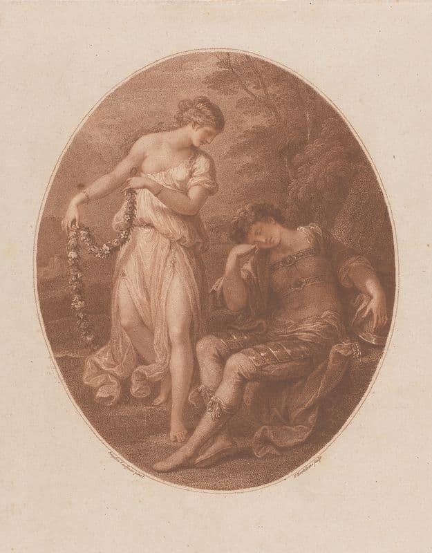 Rinaldo et Armida as a canvas print