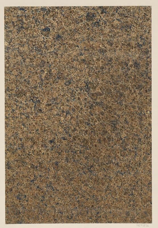 Ringadermarmorpapier (1872 - 1916) as a canvas print