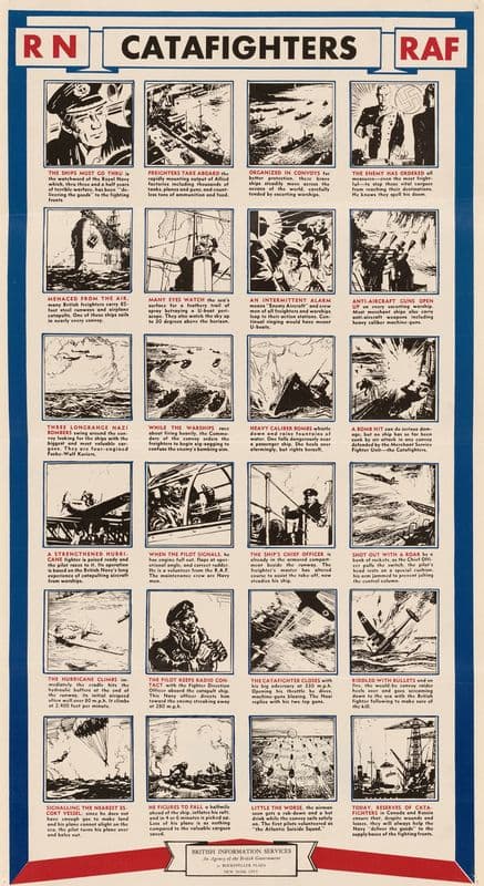 RN – RAF – Catafighters as a canvas print
