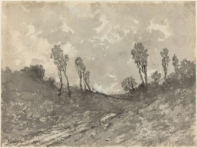 Road at Hérisson as a canvas print