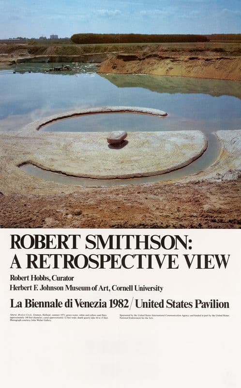 Robert Smithson: A Retrospective View as a canvas print