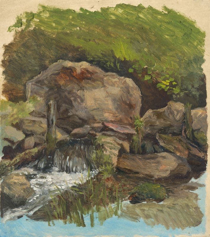 Rocks as a canvas print