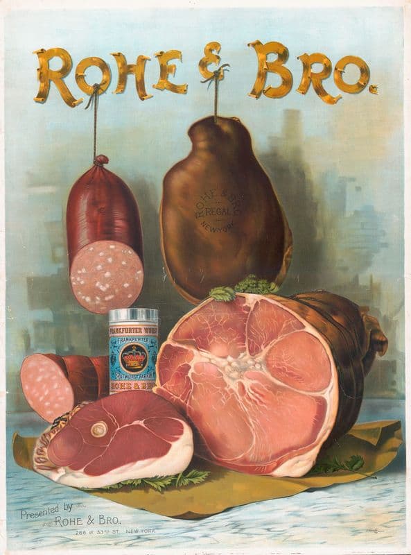 Rohe & Bro as a canvas print