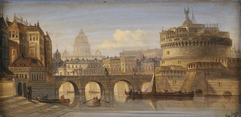 Rom Engelsburg as a canvas print