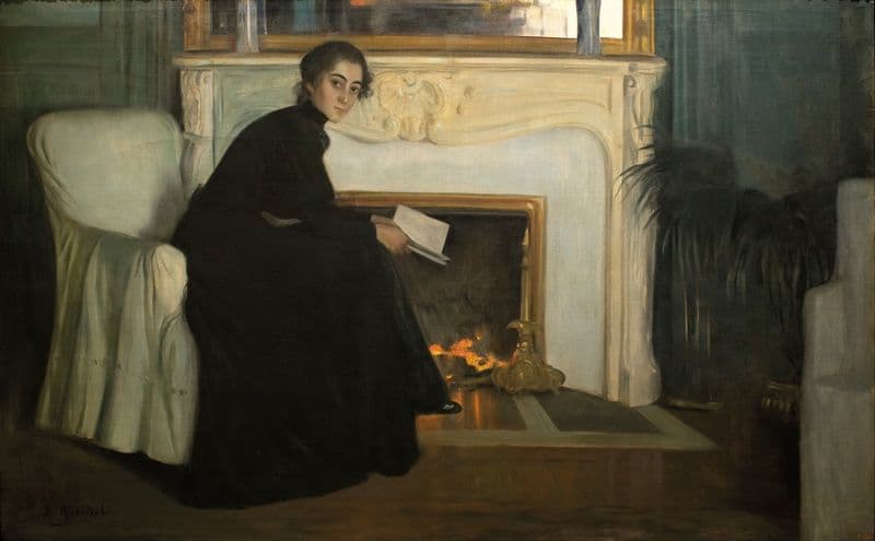 Romantic Novel as a canvas print
