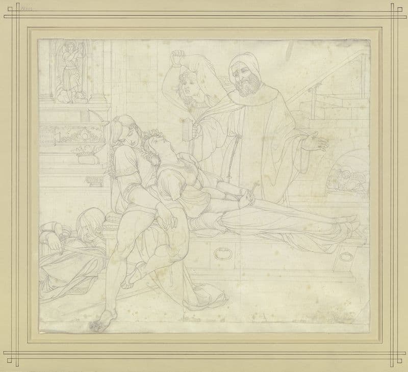 Romeo and Juliet as a canvas print