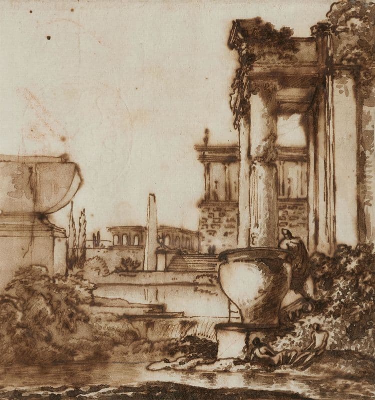 Römische Ruinen as a canvas print