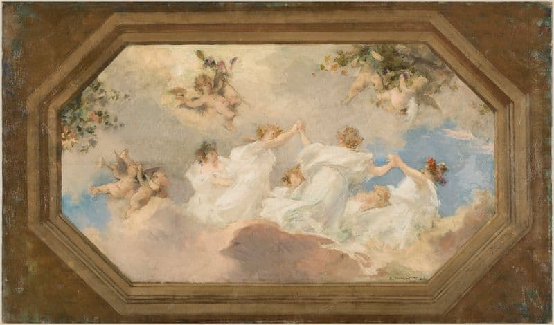 Ronde des bacchantes as a canvas print
