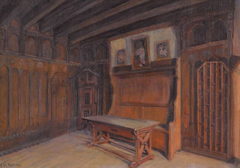 Room In A Castle as a canvas print