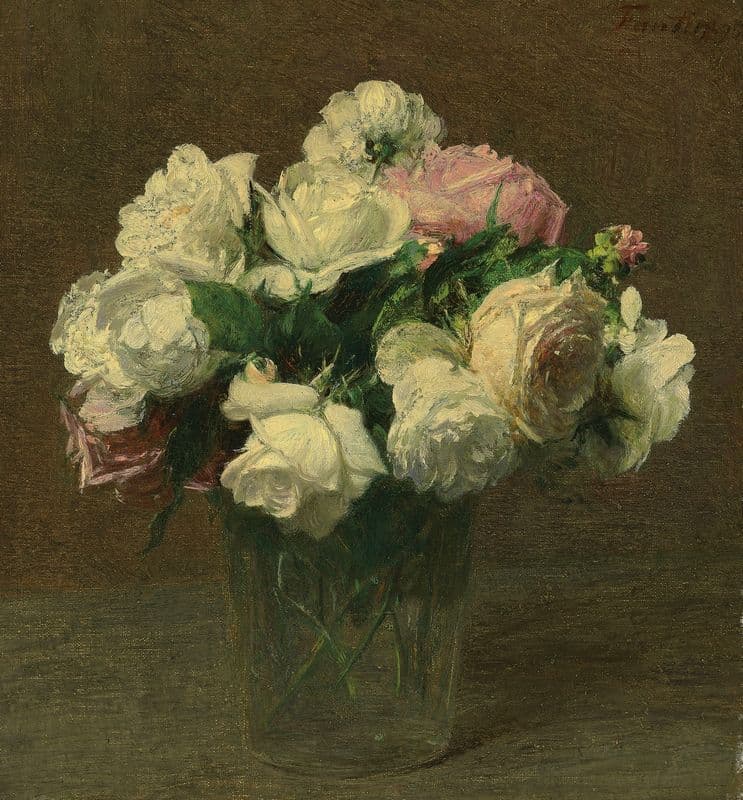 Roses as a canvas print
