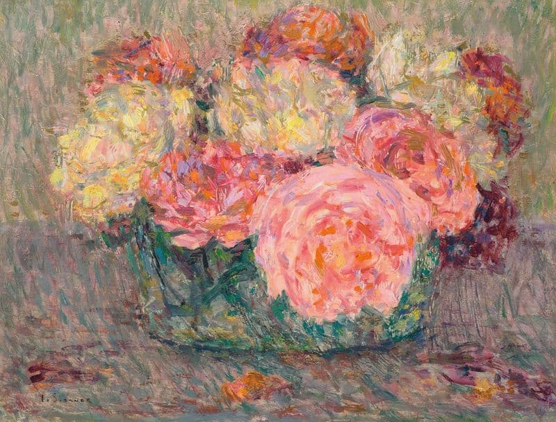 Roses as a canvas print