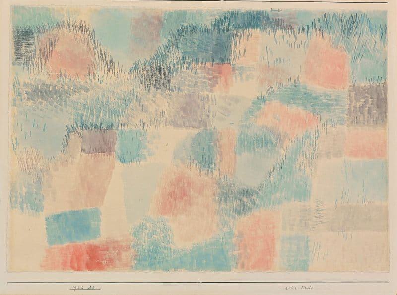 Rote Erde (Red Earth) as a canvas print