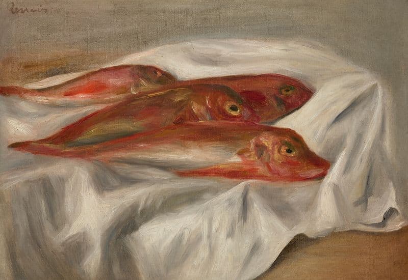 Rougets grondins (circa 1890) as a canvas print